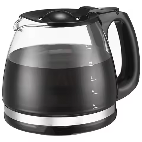AT69 -For Black And Decker 12-Cup Coffee Carafe Replacement For Cofeeemaker, Glass Coffee Pot Models