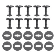 แผ่นรองคลิปหนีบพรมปูพื้นสไตล์ล็อคพลาสติกออโต้แพ็ก10ชิ้นสำหรับ BMW E36 E46 E38 E39