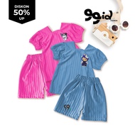 - KUROMI MOTIF SUIT FOR GIRLS MADE IN KNIT Hornet