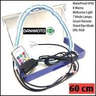 Promo Motoled Lampu Alis Remote Drl Rgb 60 Cm Mobil Motor New Old Nmax Vario Pcx Adv Murah 8 Warna 7