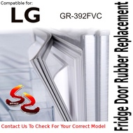 LG Refrigerator Fridge Door Seal Gasket Rubber Replacement GR-392FVC - wirasz
