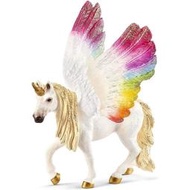 補貨中)神話動物模型 Schleich 70576 展翅彩虹獨角獸  獨角飛馬