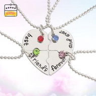 ORIENOR 4 Bff Friend Love Necklace Nice Gift Necklace