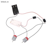 White 130 Motor Kit With 2xAA Battery Storage Case And 16500 RPM DIY Electronic Motor Circuit Models