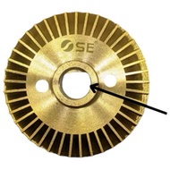 Fan impeller san ei impeller Brass Shimizu ps105 smz 128 135 130BIT as 12mm