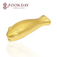 FOOKDAY 999 足金小鱼串珠 Gold 999 Fish Charm Emas 999 Ikan Charm Bajet