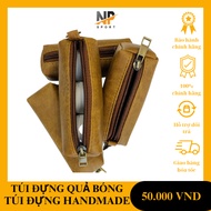 Handmade table tennis ball bag, 3 free HUIESON balls 3* 40+