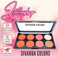 Sivanna Colors Ultra Blush Palette HF319 [Auth Thai] Sivanna Pink Orange Blush, Contouring and Highl