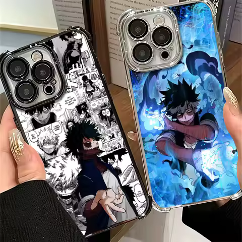 MHA My Hero Dabi Plating Phone Case For Xiaomi Poco X6 X7 X8 Pro Max X5 X3 M8 M7 M5S Redmi 15C 15 14