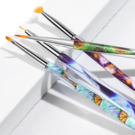 Nail Design Carving Brush Creative Nail Art Design Drawing Brushes for Finger Nail Decor Supply PR Sale Artist Brushes Tools