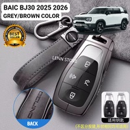 BAIC BJ30 2025 2026 Metal Leather Remote Key Cover