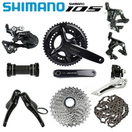 SHIMANO 105 R7000 Groupset 2x11s Mechanical Rim Brake R7100 Crankset Shifter Derailleur Cassette Cal