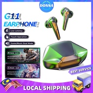 G11 Earbuds Hand Free Bluetooth Earphone Gaming TWS Bluetooth 5.2 Wireless Earbuds 9D Hifi Sound Ear