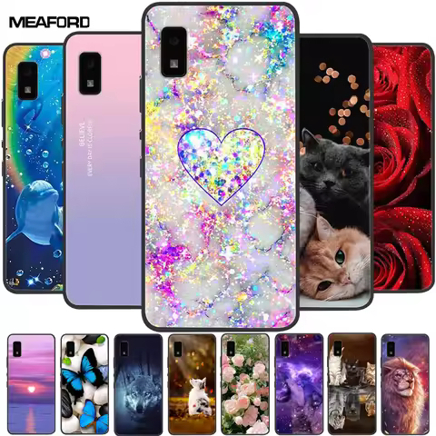 For Sharp Aquos Wish2 Case Wish 2 Soft Silicone TPU Lovely Cats Back Covers for Sharp Aquos Wish3 Wi