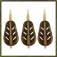 Carp Explosion Hooks Thrower Bait Plumb Set 30g Fishing Bait Holder Feeder Holder Cage Basket