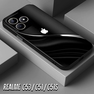 HP IPHONE KASA CASE - case For REALME C53/C51/C51S Fashion Latest TIGERiphone - Glass Softcase - Glo