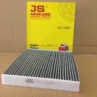 Carbon air conditioner air filter for Lexus ES200, ES250, ES350, GS300, GS350, GS430, LS460, LX570, 