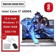Lenovo Factory Intel Core i7 6800K Bluetooth Windows 11 Pro 15.6-inch Notebook Gaming Laptop RAM 16GB SSD 1TB