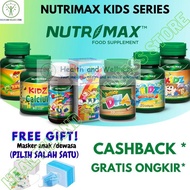 TERBAIK BERKUALITAS NUTRIMAX KIDS SERIES NUTRI KIDZ C PLUS JUNIOR CALCIUM DHA MULTIVITAMIN TERPERCAY