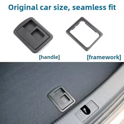 8E5863627 8E5863628 Car Trunk Liner Cover Cargo Handle Bezel For Audi A3 A4 B7 B8 Avant A5 8T A6 C6 