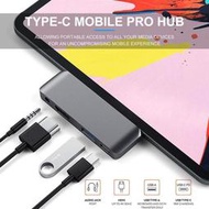 Ipad Pro Air M1 Type C HUB USB C 轉 HDMI 4K 3.5mm 音頻 USB PD 快
