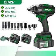 TANZU 21V  Cordless Impact Wrench 1000N.M HighTorque Wrench 1/2" Drive Heavy Duty BL Motor  TZ-W1000