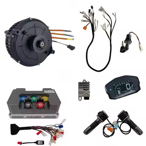 Electric QS165 5000W Mid-drive Motor Conversion Kits For Electric Kart Bike