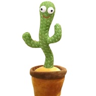 HIJAU Children's Toys GREEN Cactus DANCING Cactus Jogging Cactus Rocking Talking Cactus Stuffed Cact