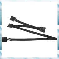 [W F S B] 5 Pin To 3 SATA Hard Drive HDD Power Cable Only for V550 V650 V750 V850 V1000 V1000 Modula