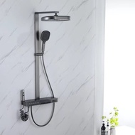 🚓Shower Head Set Constant Temperature Shower Shower Set Cream Color Boost Nozzle Wall-Mounted Shower Set