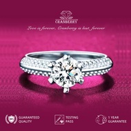 Cincin Wanita Estetik Lamaran Ring Spilla Jewelry Couple Kawin Permata