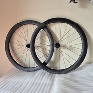 Wheelset Carbon 700c Aeroflow PRO D50 Hub Strummer HR 360 Spoke Pillar 3 Butted Carbon TA Discbrake 