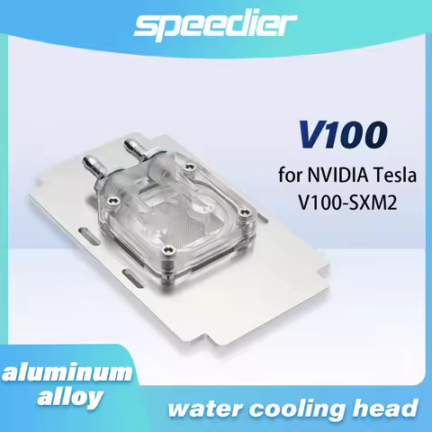 Cooler for GPU NVIDIA Tesla V100 SXM2, A100-SXM2 PG199-SXM2 Interface Computing Cards Watercooled Wa
