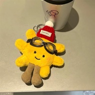 现货 温暖的小太阳挂件戴帽子泳镜治愈太阳公仔钥匙扣可爱精致小玩偶温暖的小太阳挂件戴帽子泳镜治愈太阳公仔钥匙扣可爱精致小玩偶