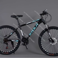Adult mountain bike 24 inch 26 inch bicycle 21 speed transmission
