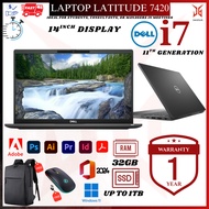 Intel Core i7 (11th Gen) Dell Latitude 7420–32GB RAM/1TB SSD | Premium Business Laptop | Touchscreen