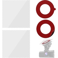 REDTIGER Round Double-Sided Adhesive Pad and Electrostatic Stickers,Suitable for Dash Cam Suction Cu