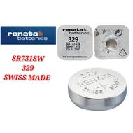 Renata 329 SR731SW Battery Silver 1.55V Battery SWISS MADE