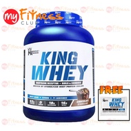 King Whey 5lbs (2.26kg) Muscle Kingdom / 71 Serving Lean Muscle Gainer / High Protein / Protein WHEY
