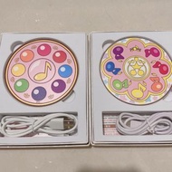 兩款合售 全新 小魔女Doremi 無線充電盤 魔女莉卡 老頭阿迪