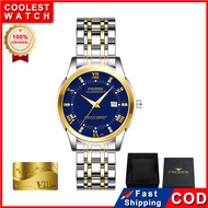 ✅Ready Stock Fngeen 2081 Original 100% Jam Tangan Pria Kuarsa Jam Tangan Tahan Pria Tali Stainless S