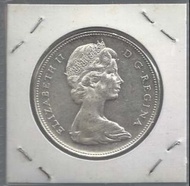 加拿大1965銀幣一元