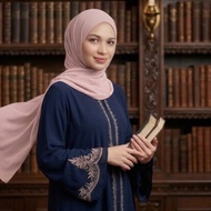 Hijab Pashmina Inner 2in1 Instant Pashmina Hijab Ceruty Babydoll Material grade A Size 180x75cm Shaw