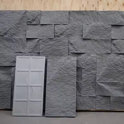 Polyurethane Artificial Stone Pu Stone Panels Indoor 3d Stone Wall Panel Pu