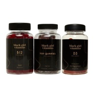 Black Girl Vitamins Energy Bundle - B12, Iron & D3