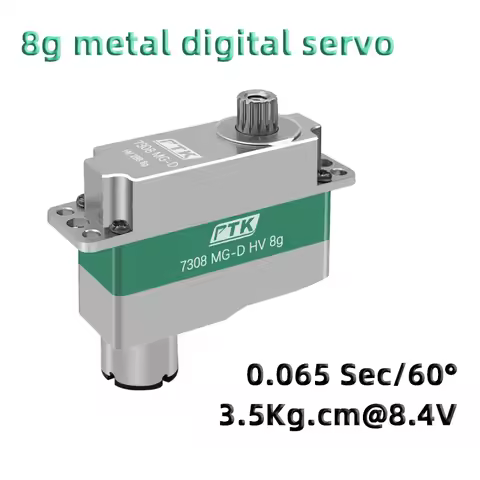 PTK 7308 MG-D 8g servo Wholesale digital Metal tooth metal case model airplane DLG,F5B F5L F3D F3K G