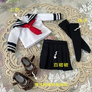 1/3 1/4 1/6 Point bjd Doll Clothes sd Bear Girl Sailor Suit Ye Luoli School Uniform Navy Collar Suit