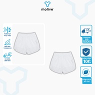 Quần Short Thể Thao Chạy Bộ Nữ MOTIVE WOMEN SHORT RUNNING (Quần có lót boxer) - Màu Trắng