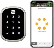 Yale Assure Lock SL, Wi-Fi Smart Lock - Works with the Yale Access App, Amazon Alexa, Google Assistant, HomeKit, Phillips Hue and Samsung SmartThings, Satin Nickel