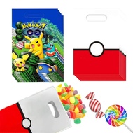 Bekalan Pesta Hari Lahir Bola Bunian Pokemon Baharu Beg Gula-gula Beg Hadiah Menikmati Pesta Beg Had